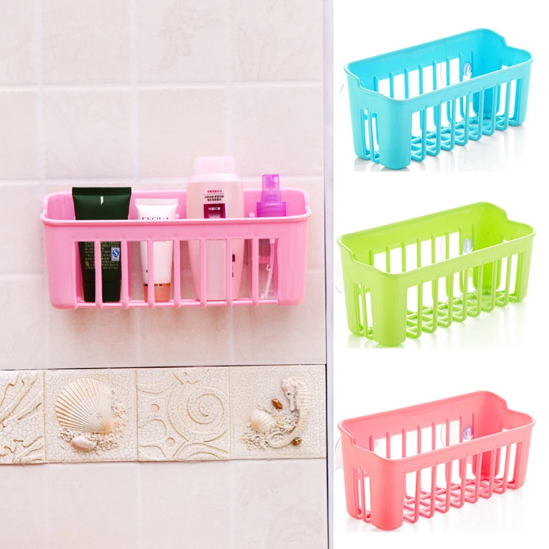 

Kitchen Bathroom Accessories Kitchen Things Bathroom Shelf Rack Hanging Drain Basket Storage Gadget Sucker Rack Stuff Organizer