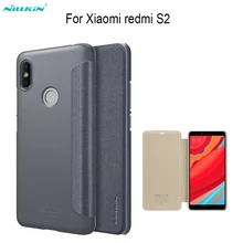 Для xiaomi Redmi s2 чехол NILLKIN кожаный чехол-блестящий флип-кошелек кожаный чехол задняя крышка для xiaomi Redmi S2 чехол