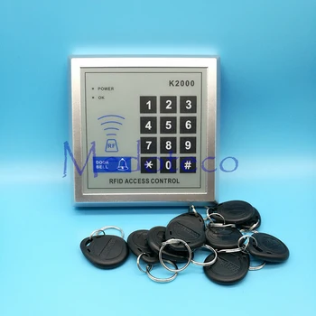 

High Quality Free shipping+10 rfid tag+RFID Proximity Card Access Control System RFID/EM Keypad Card Access Control Door Opener