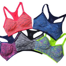 Профессиональный Быстросохнущий мягкий спортивный бюстгальтер для женщин, регулируемый спортивный бюстгальтер для фитнеса, бесшовный бюстгальтер для бега йоги