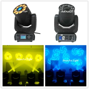 

10pcs 90W SPot Light Dmx Wash LED Moving Head 90W+9x18W RGBWA UV Moving Head Light DJ SPot 90 Watt Lyre For DJ Party
