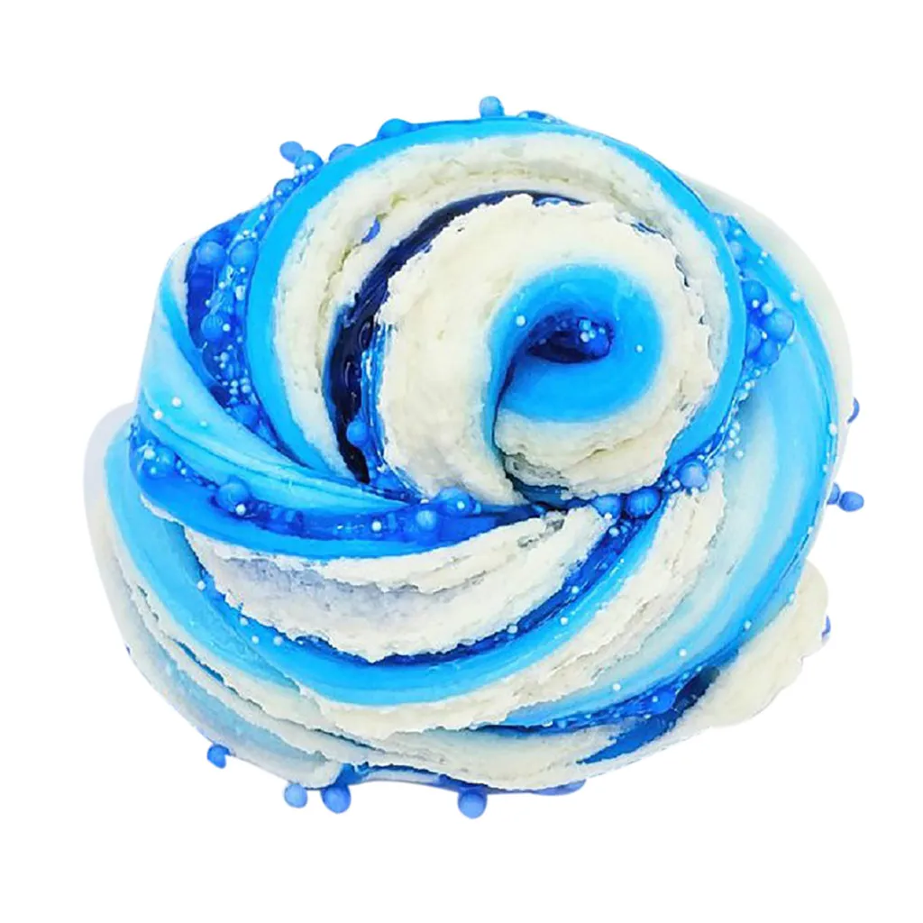 

2019 New Hot Beautiful Color Mixing Puff Slime Putty Scented Stress Kids Clay Toy 60ml The Gift For Baby