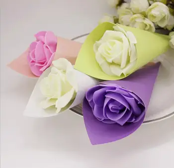 

50pcs Wedding Paper Cones Box Wedding Favors Cone Candy Box Marriage Embalagem Gift Box Packaging Pearl Paper