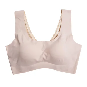 

Sexy Women Back Lace 2019 Cozy Tube Tops Sleep Sporting Wire Free Bra Sexy Casual Breathe Crop Tops Solid Color Female