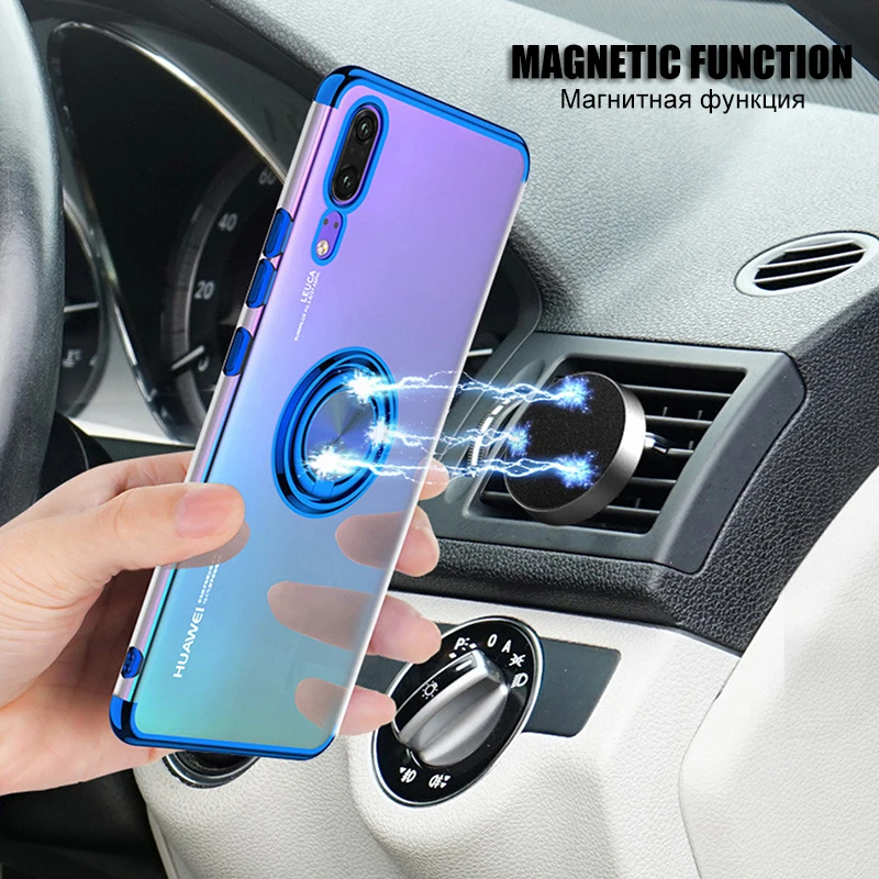 Силиконовый чехол для Huawei P20 P30 P40 Pro Mate 30 20 10 Lite Honor V10 V20 мягкий прозрачный из ТПУ с