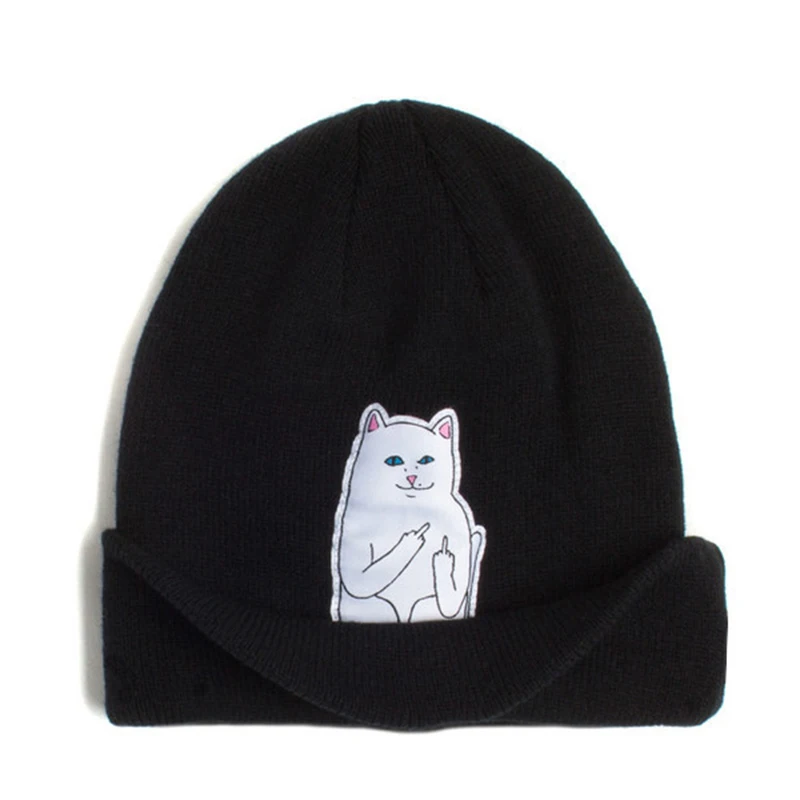 

2016 Winter Caps Thrasher Cotton Warm Knitted Men Women Hot Hip Suprem Ripdip Men Womens Casual Hat Female Beanies Lh47 Z15