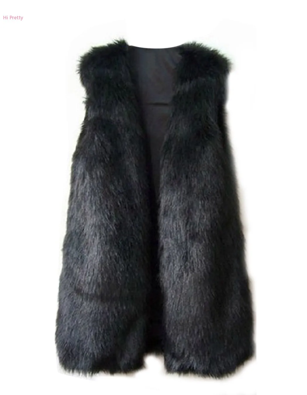 New Hot Women Faux Fur Waistcoat Coat Winter Warm Sleeveless Jacket Vest Outwear