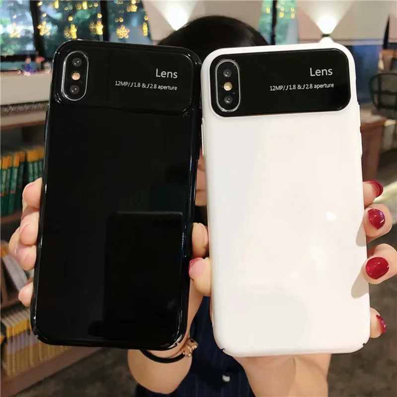 KIPX1044_1_Luxury Mirror Slim Phone Case for iPhone 7 8 Hard PC Acrylic Cover for iPhone XS 6S 7P 8 Plus All-inclusive Protective Cases