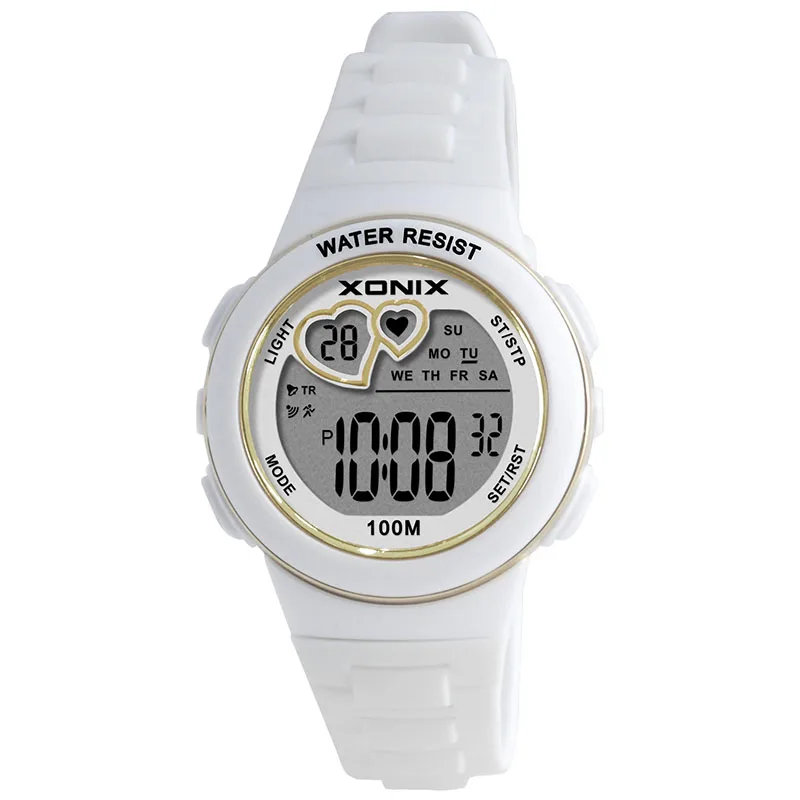 Digitais à Prova Relógio de Pulso Está Quente! Meninas Esportes Relógios Dwaterproof Água 100m Relógio Multifunções Feminino Correndo Natação Mergulho Montre Femme km