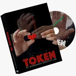 Token (DVD и скрытое приспособление)-магия сборные аксесуары, ментализм трюки, волшебные аксессуары для волшебников, сценический магические