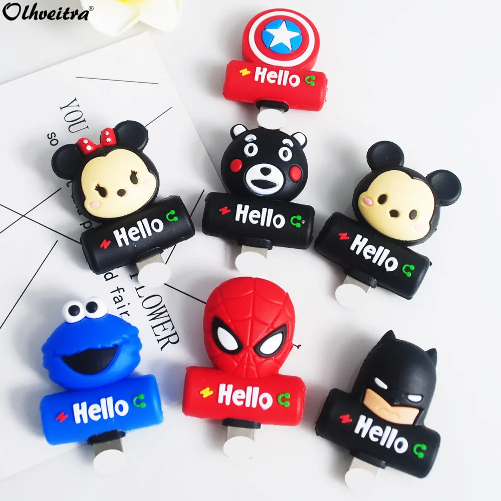 

Olhveitra Cartoon Cable 2 in1 Dual Adapter Splitter Headphone Jack Aux Audio Charging Calling For iPhone X XR 10 XS Max 7 8 Plus