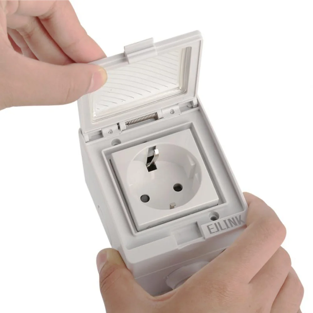 EJLINK водонепроницаемая Wi Fi розетка IP55 wi fi Smart Plug Ewelink приложение дистанционное