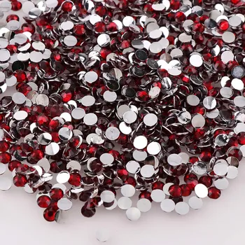 

Siam 10000pcs 2mm/3mm/4mm/5mm Round Resin Flatback Rhinestones DIY Nail Art Phone Shoes Decorations