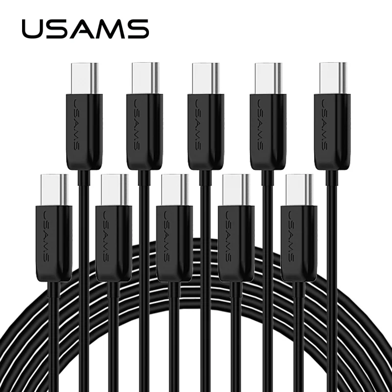 10 шт/много type-C usb кабель USAMS зарядный синхронизации для зарядки телефона 2A быстрой