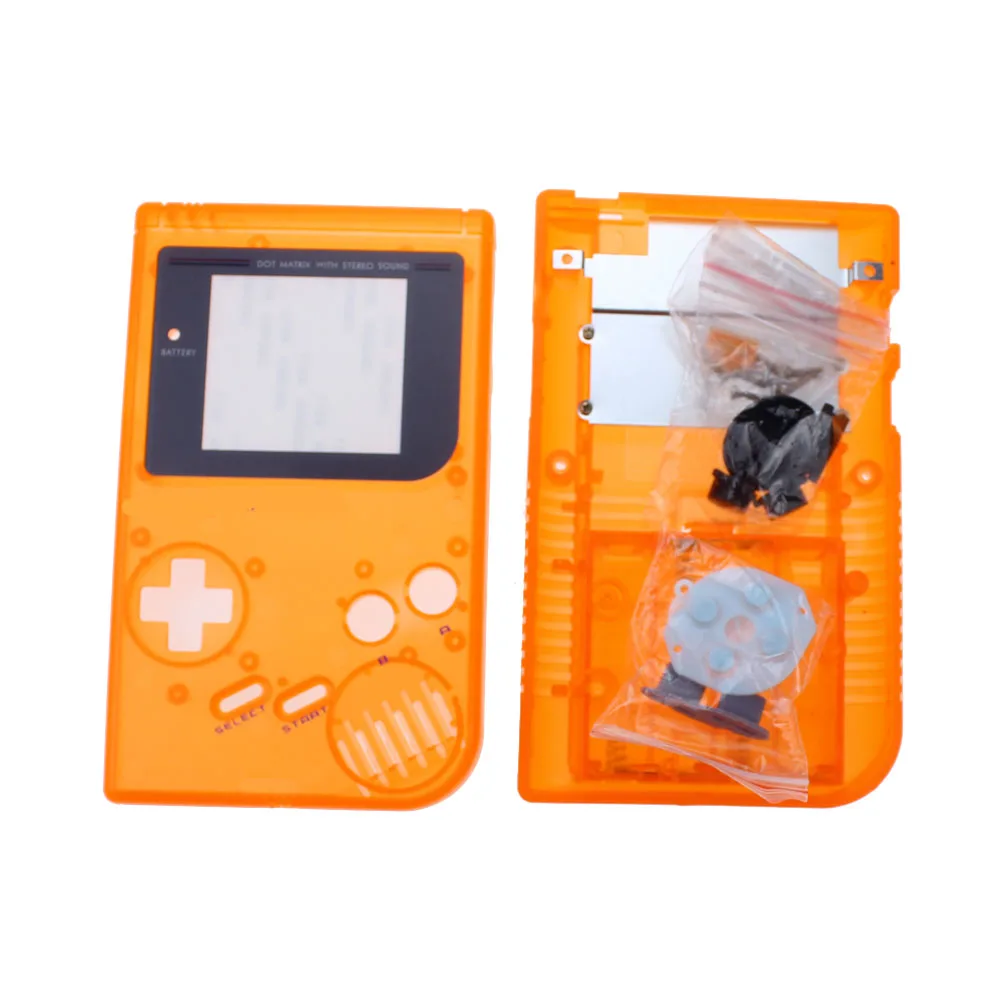 1set 14 colors available Game Replacement Case Plastic Shell Cover for Nintendo GB for Gameboy Classic Console Case full housing