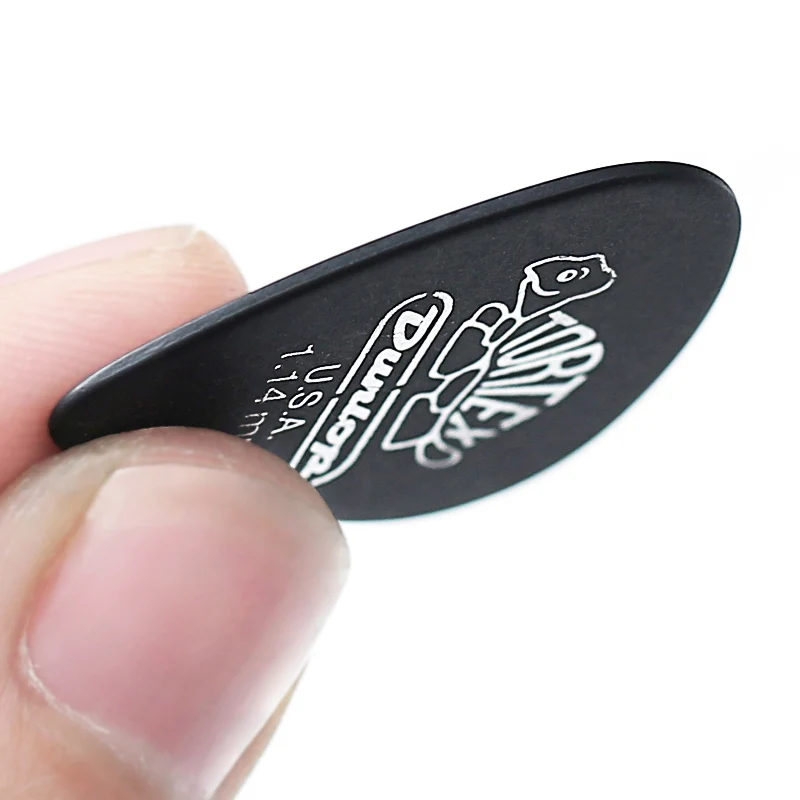Черные медиаторы для гитары Dunlop Tortex 6 шт. басовый акустический медиатор