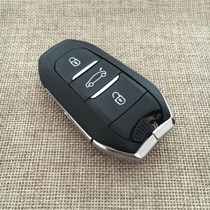 3 кнопки смарт брелок 433 МГц ID46 без ключа подходит для PEUGEOT 408 508 CITROEN C4L|for peugeot|for peugeot