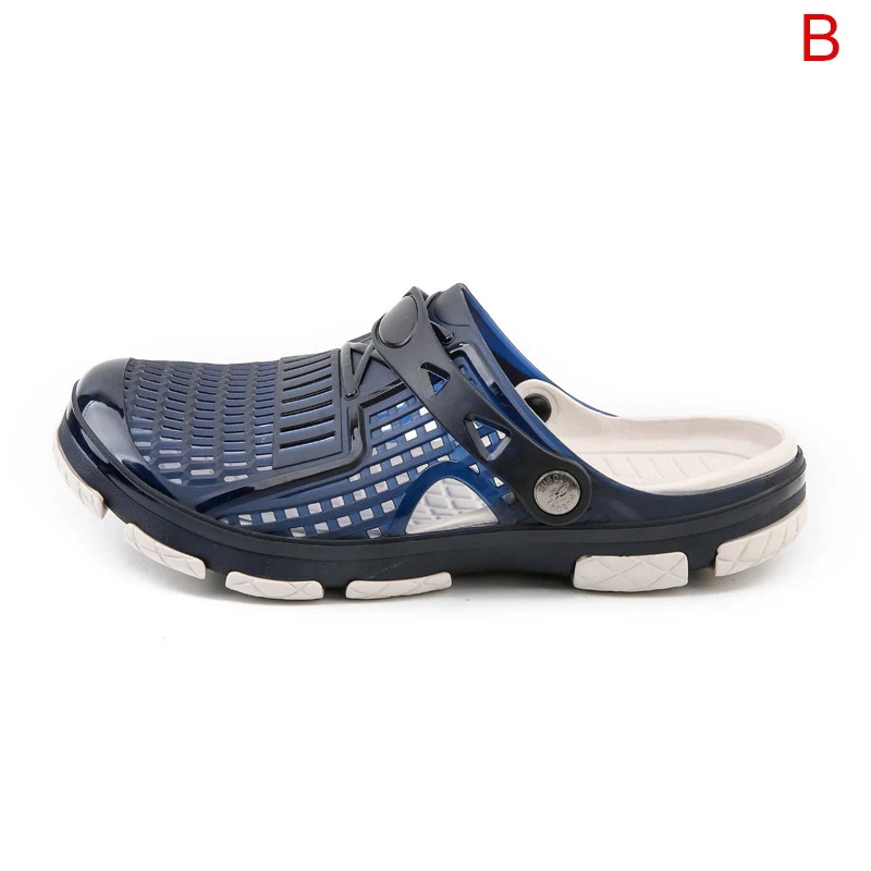

Men Slippers Summer Breathable Hollow Beach Walking Casual Sandal WF 668