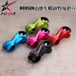 HONSUN 31,8*28,6*80 мм Handbar стволовых MTB горная дорога велосипеда вынос руля велосипеда руль стебли 7 градусов выдалбливают сплава Al