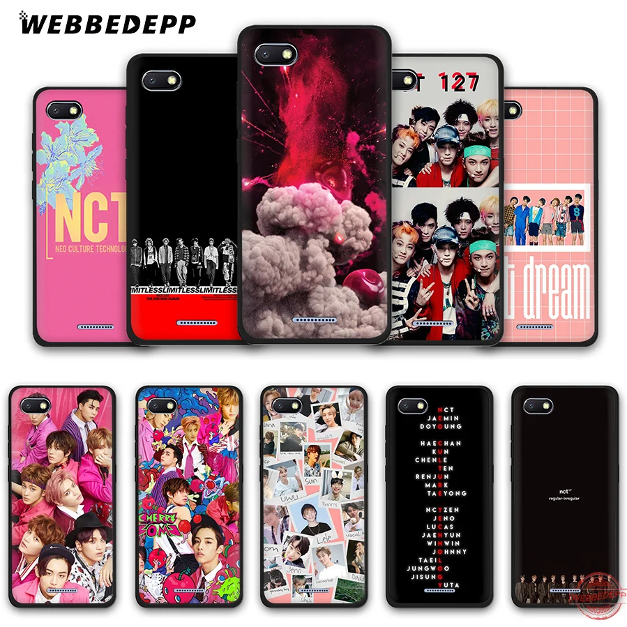 

WEBBEDEPP NCT 127 Kpop Boy group Cute Soft Phone Case for Redmi Note 8 7 6 5 Pro 4A 5A 6A 4X 5 Plus S2 Go Cases