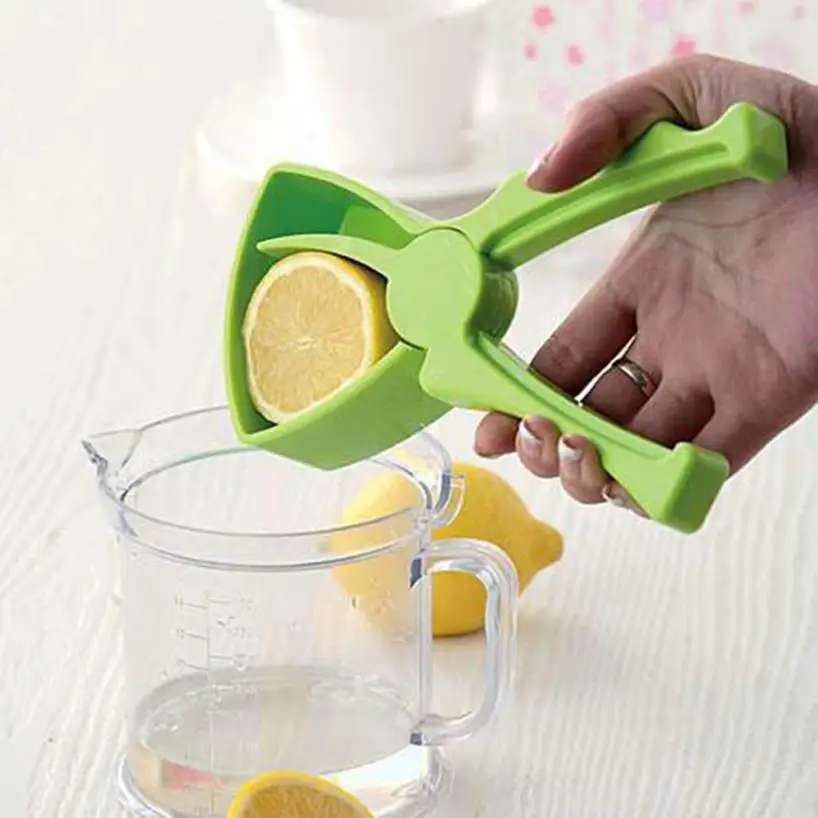 Творческий ручной вручную выжать соковыжиматель для лимона Оранжевый Ручная Соковыжималка-образный вручную выжать соковыжиматель для лимона