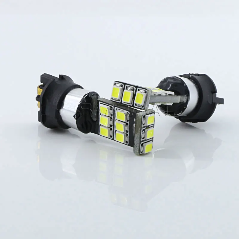 2 шт. белый PWY24W PW24W 15 SMD светодиодный дневный ходовой светильник DRL поворотники для