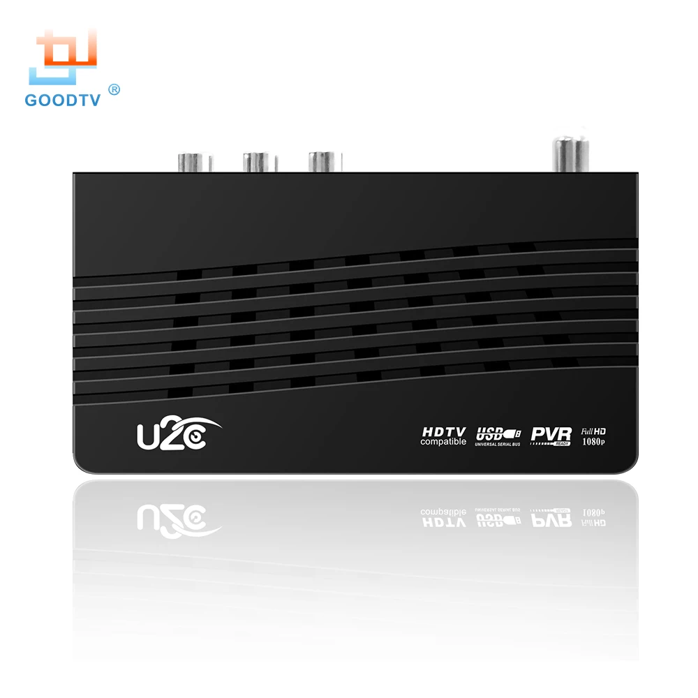 U2C DVB T2 Wifi TV Tuner DVB-T2 Receiver Full-HD 1080P Digital Smart TV Box Support MPEG H.264 I PTV Built-in Russian manual