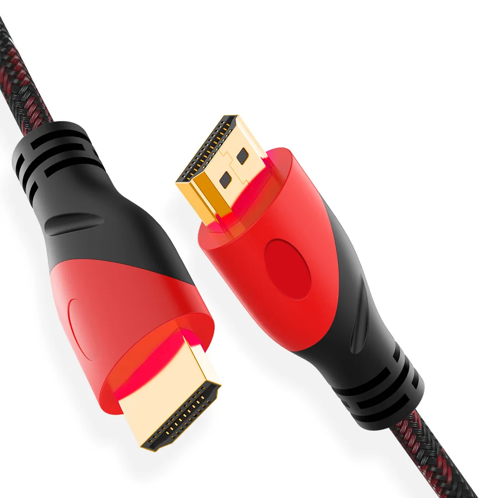 Высокоскоростной HDMI кабель позолоченное соединение с Ethernet 1080P цифровой кабель для HDTV, 0,5 м, 1 м, 1,5 м, 1,8 м, 3 м, 5 м, 10 м