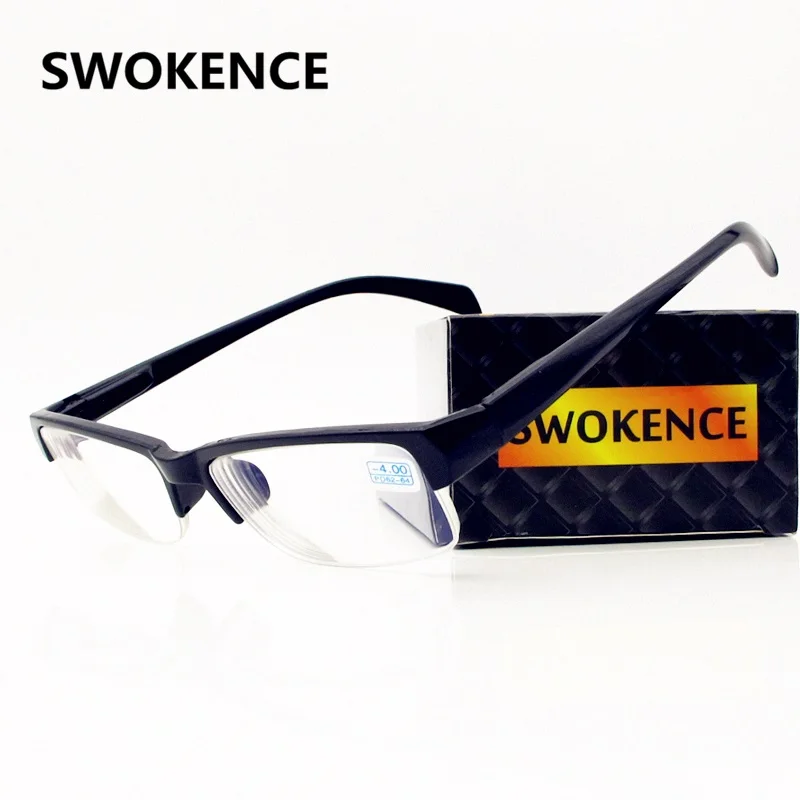 

-1.0 -1.5 -2.0 -2.5 -3.0 -3.5 -4.0 -4.5 -5.0 -5.5 -6.0 Men Women Half Frame Finished Myopia Glasses Short Sight Eyeglasses G540
