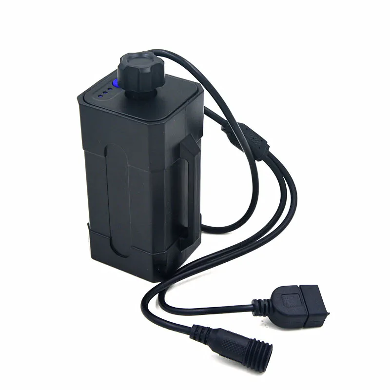 Передний светильник для велосипеда X2 X3, чехол для хранения аккумулятора, водонепроницаемый аккумулятор 8,4 в(не входит в комплект
