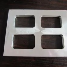 gh764* 5,4*1,2 см модельная рамка 4 отсека, ювелирная модельная рамка, ювелирный инструмент