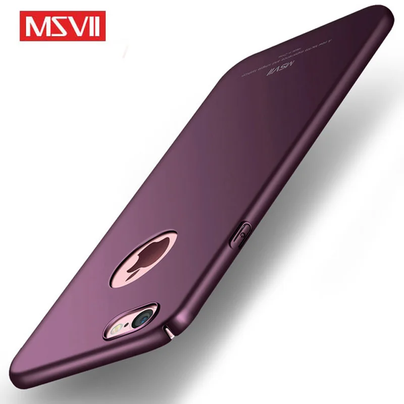 

MSVII for iphone 6 6s Plus Case Cover PC Frosted Hard Back Cover for iphone 6 S Luxury Slim Hard Scrub Case for iphone 6 S Plus