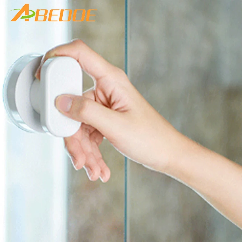 

ABEDOE Strong Suction Cup Door Handle Knob Handle for Bathroom Window Toilet Door Adsorbent Handle For Bathroom Accessories