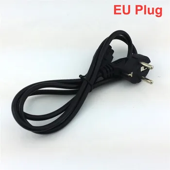 

1.2m EU US AU UK 4 Feet Power Cable 3 Pin Cable AC Power Supply Adapter Cord Cable 3-Prong For PC Laptop