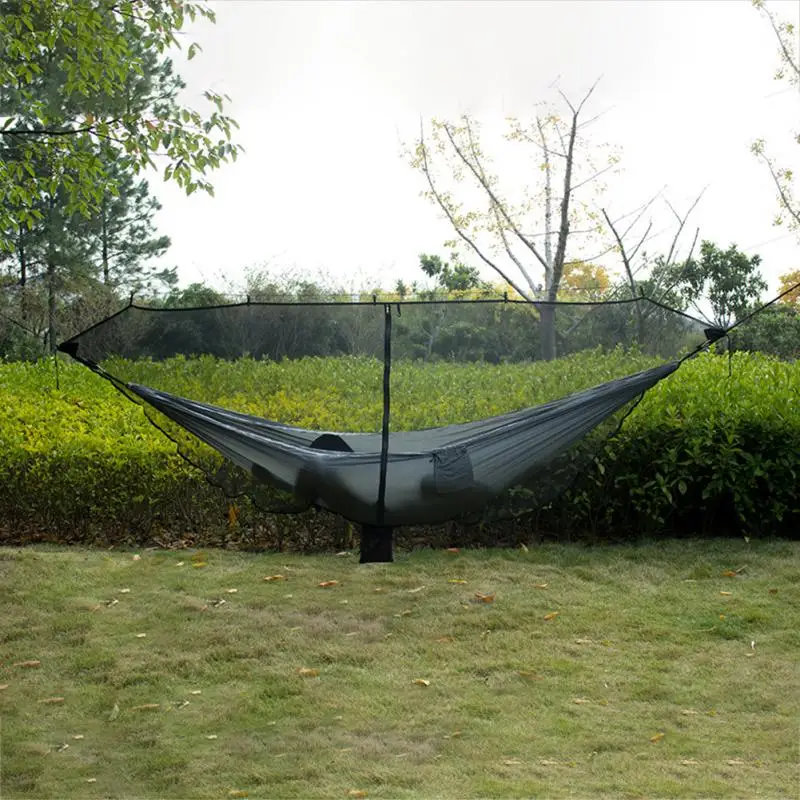 

Lightweight Hammock Bug Mosquito Net Outdoor Double Single Hammocks for 360 Degree Protection Dual Sided Zipper Easy Setup