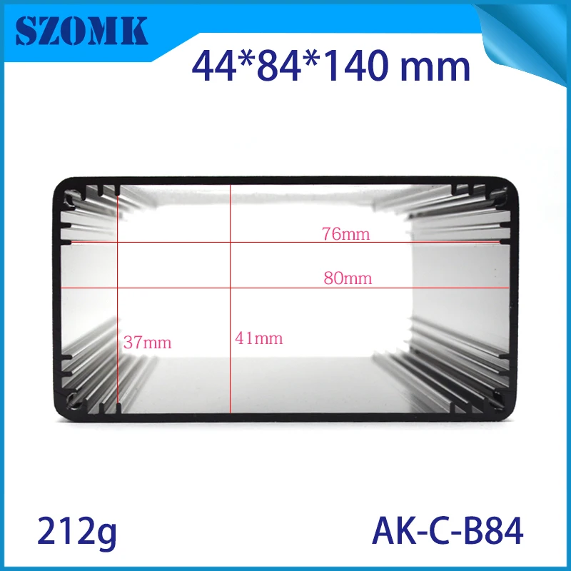 aluminum box for electronic project extruded aluminum electrical cabinet szomk aluminum housing for pcb design GPS control enclosure (2)