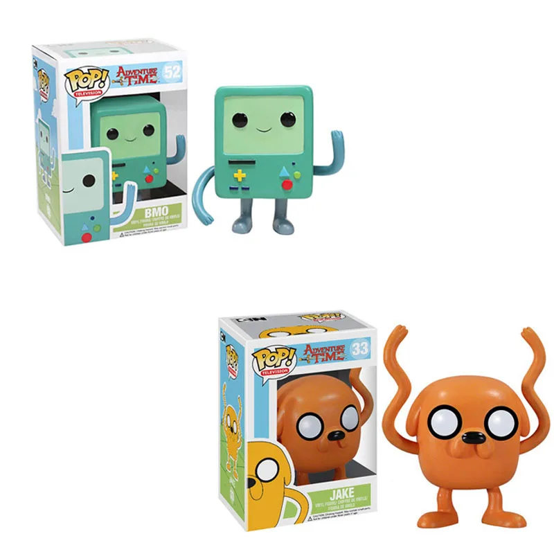 

FUNKO POP Adventure time-Cute BMO & JAKE Vinyl Action Figure Collection Model toys for Children Birthday gift