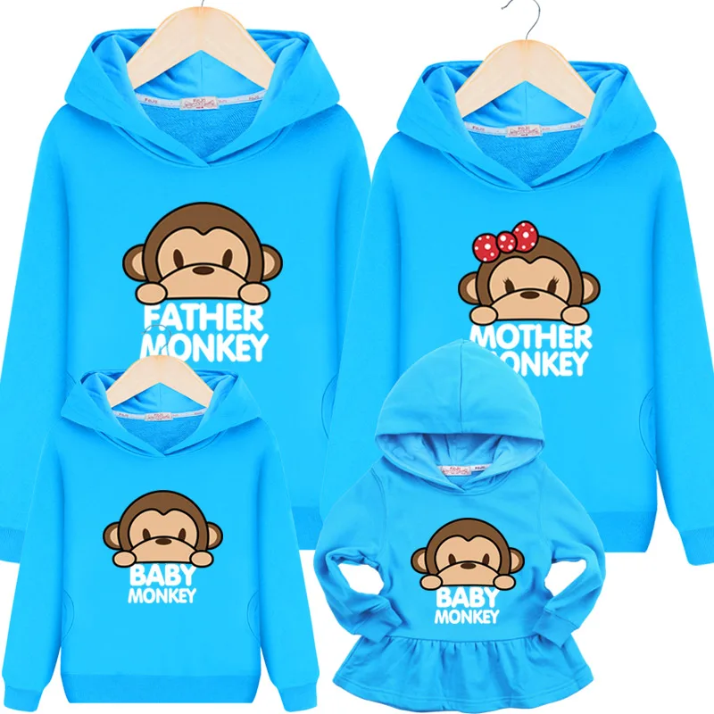 Family Matching Clothes Hoodies Long Sleeve mother and daughter clothes couples matching clothing family baby girl clothes