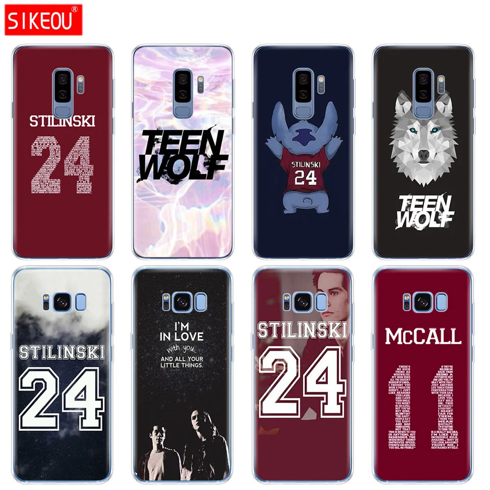 Силиконовый чехол для Samsung Galaxy S9 S8 S7 S6 edge S5 S4 S3 PLUS телефона Teen Wolf Stilinski 24 | Мобильные