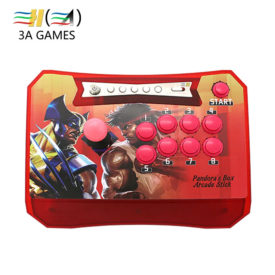 Pandora box 6 1300 in 1 wireless console arcade games 2 Players joystick button usb arcade controller HDMI VGA USB for pc TV PS3