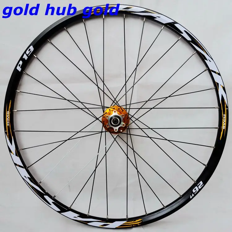 Sale 26 "29" 27.5-inch disc brake mountain bike front wheel 6-hole center lock MTB bicycle front wheel 2 sealed bearing 4