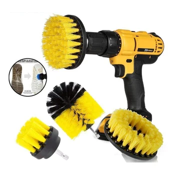 

5pcs Power Scrubber Brush Set For Bathroom Drill Scrubber Brush For Cleaning Cordless Drill Attachment Kit Power Scrub Brush
