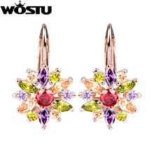 AliExpress Лидер продаж Элитный бренд золото Цвет серьги-гвоздики циркониевые серьги ААА высокое качество с украшением в виде кристаллов в виде капель с кристаллами в форме Для женщин подарок