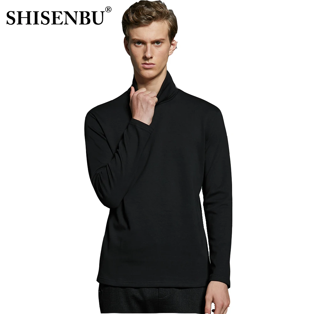 95% Cotton Undershirts Long Sleeve bodysuit Fitness warm Inner Undershirts close-fitting Relax Stretch men clothes oversize 4xl (14)