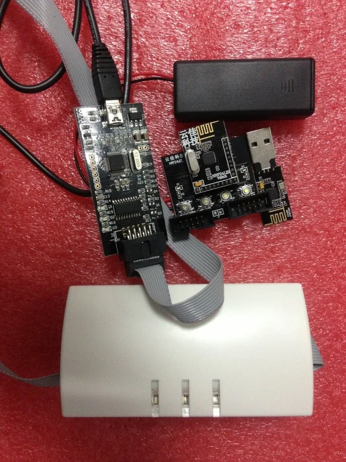 US $199.99 For NRF24LU1 NRF24LE1 module development kit with development board and E1 module compatible with Nordic