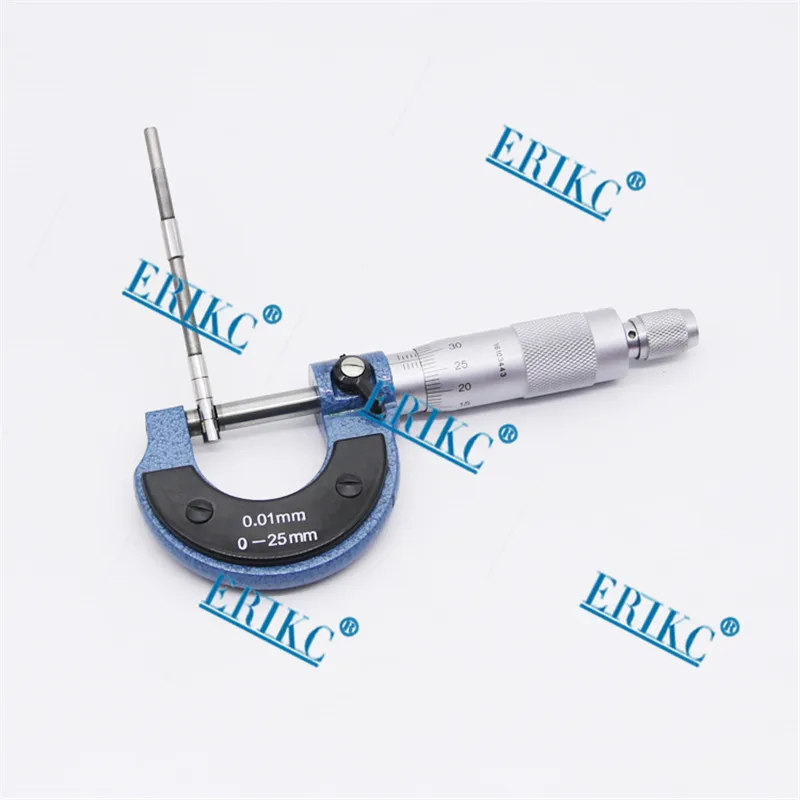 ERIKC Manual Micrometer for Diesel Injector Adjusting Gasket Injection Lift Measurement Tool for Injector Shim E1024016  (1)