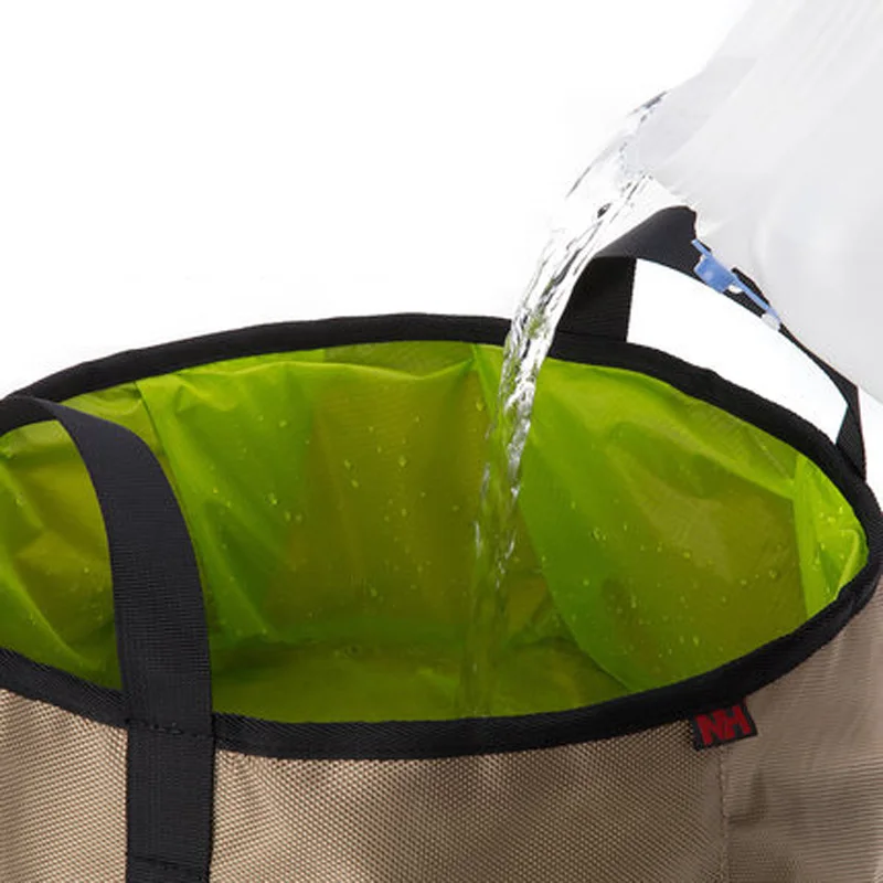 10L Foldable Portable Washbasin Basin Outdoor Travel Bucket Bowl Sink Camping Washing Bag Water Bucket Footbath Free Shipping