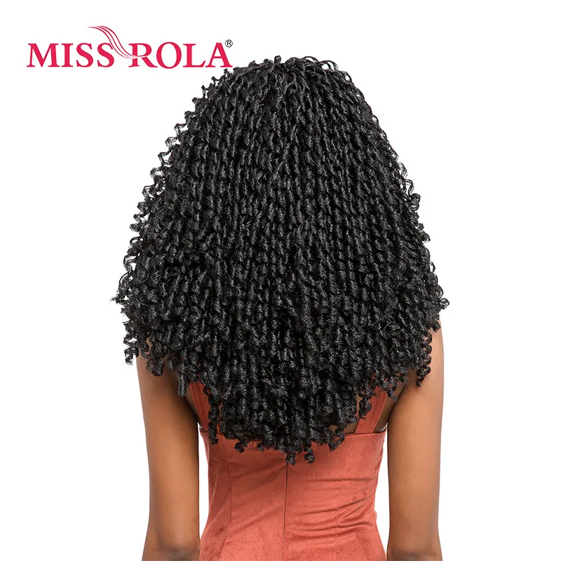 Длинные дреды Miss Rola синтетические плетеные удлинители волос 1B # Kanekalon