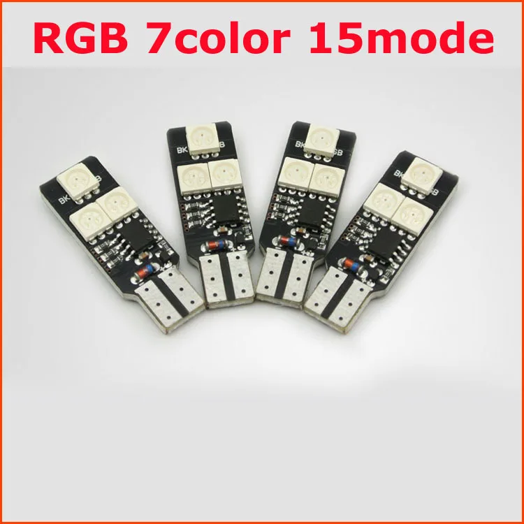 led canbus rgb t10 lights