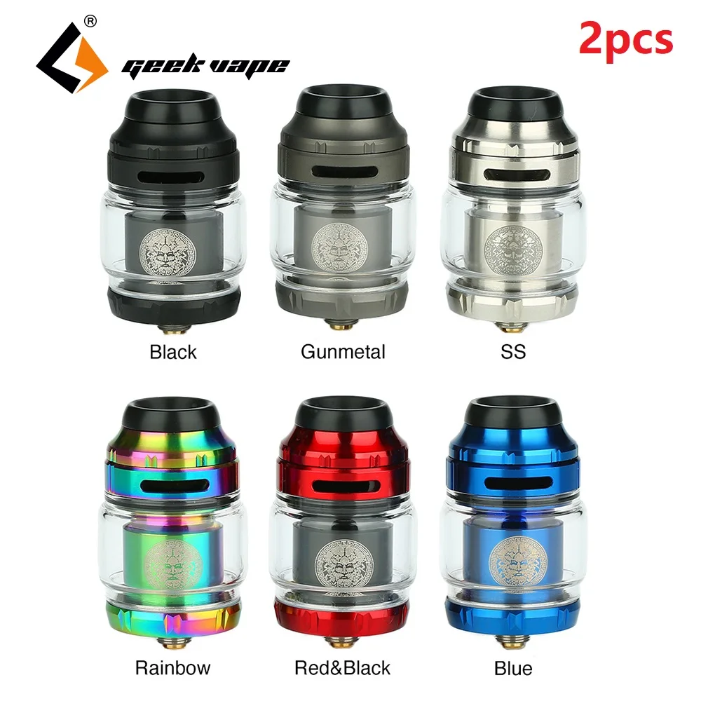 2 шт./лот Оригинал Geekvape Zeus X RTA 4 5 мл/2 мл емкость бака с одной/двойной катушкой